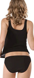Tank Top im 2er Pack aus der Basicwäsche-Serie COTTON ADVANTAGE von der Marke Skiny, Farbe: black, Rückansicht