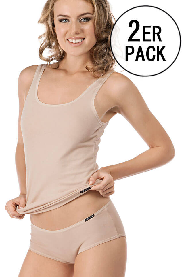 Tank Top im 2er Pack - COTTON ADVANTAGE Skiny