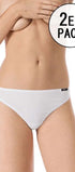 String im 2er Pack aus der Basicwäsche-Serie COTTON ADVANTAGE von der Marke Skiny, Farbe: white, Vorderansicht