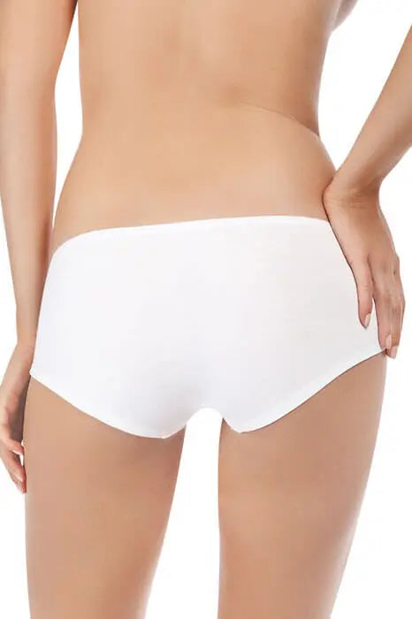Panty im 2er Pack aus der Basicwäsche-Serie COTTON ADVANTAGE von der Marke Skiny, Farbe: white, Rückansicht