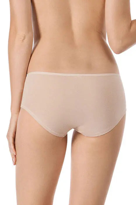 Panty im 2er Pack aus der Basicwäsche-Serie COTTON ADVANTAGE von der Marke Skiny, Farbe: skin, Rückansicht