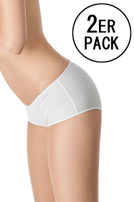 Pant im 2er Pack aus der Wäsche-Serie MICRO ADVANTAGE von der Marke Skiny, white, Seitenansicht