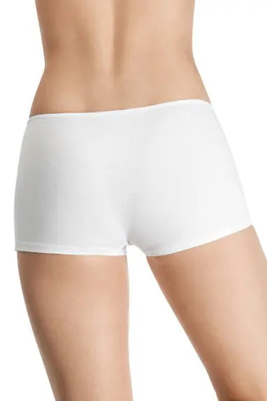 Boyleg Shorts aus der Damenunterwäsche-Serie COTTON ESSENTIALS von der Marke Skiny, Farbe: white, Rückansicht