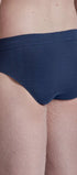 Brasil Slip aus der Unterwäsche-Serie COOLING DELUXE von der Marke Skiny men, Farbe: crownblue stripes, Rückansicht