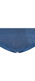 Brasil Slip aus der Unterwäsche-Serie COOLING DELUXE von der Marke Skiny men, Farbe: crownblue stripes, Produktfoto