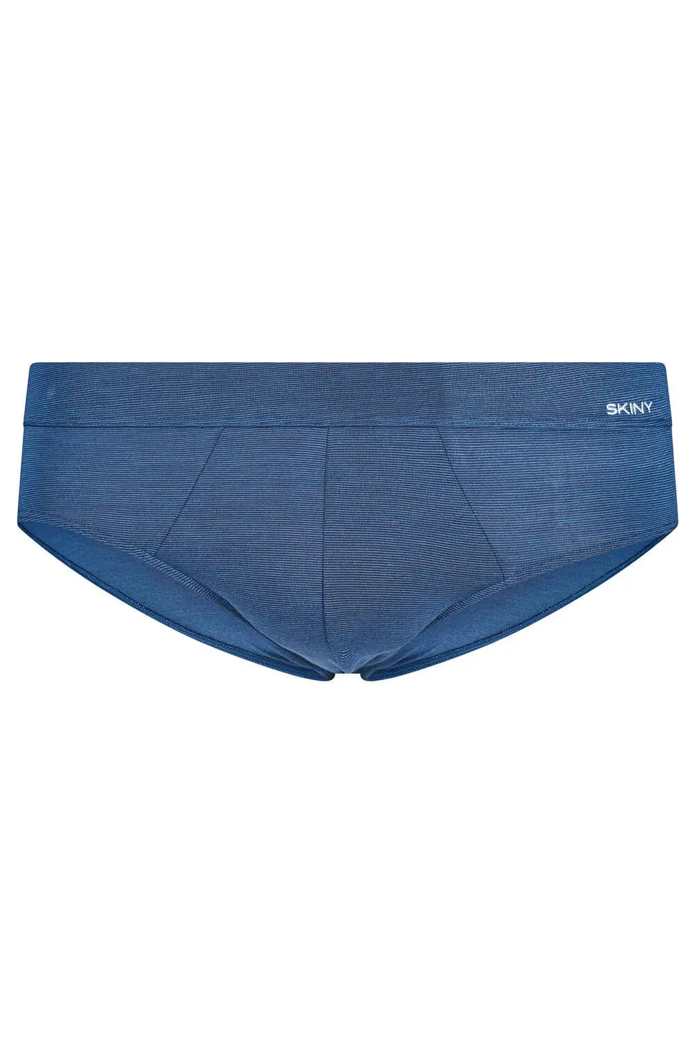 Brasil Slip aus der Unterwäsche-Serie COOLING DELUXE von der Marke Skiny men, Farbe: crownblue stripes, Produktfoto