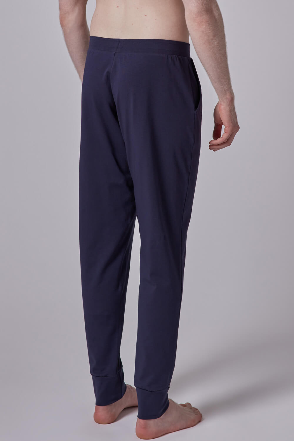 Lange Hose aus der Unterwäsche-Serie NIGHT IN MIX & MATCH von der Marke Skiny men, Farbe: crown blue, Rückansicht
