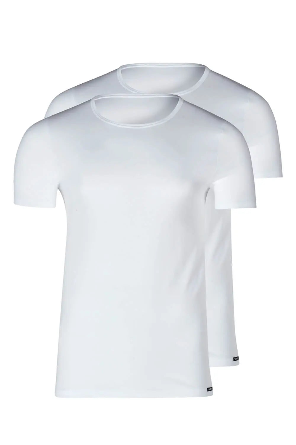 T-Shirt im 2er Pack aus der Männershirt-Serie SHIRT MULTIPACK von der Marke Skiny men, Farbe: white, Produktfoto