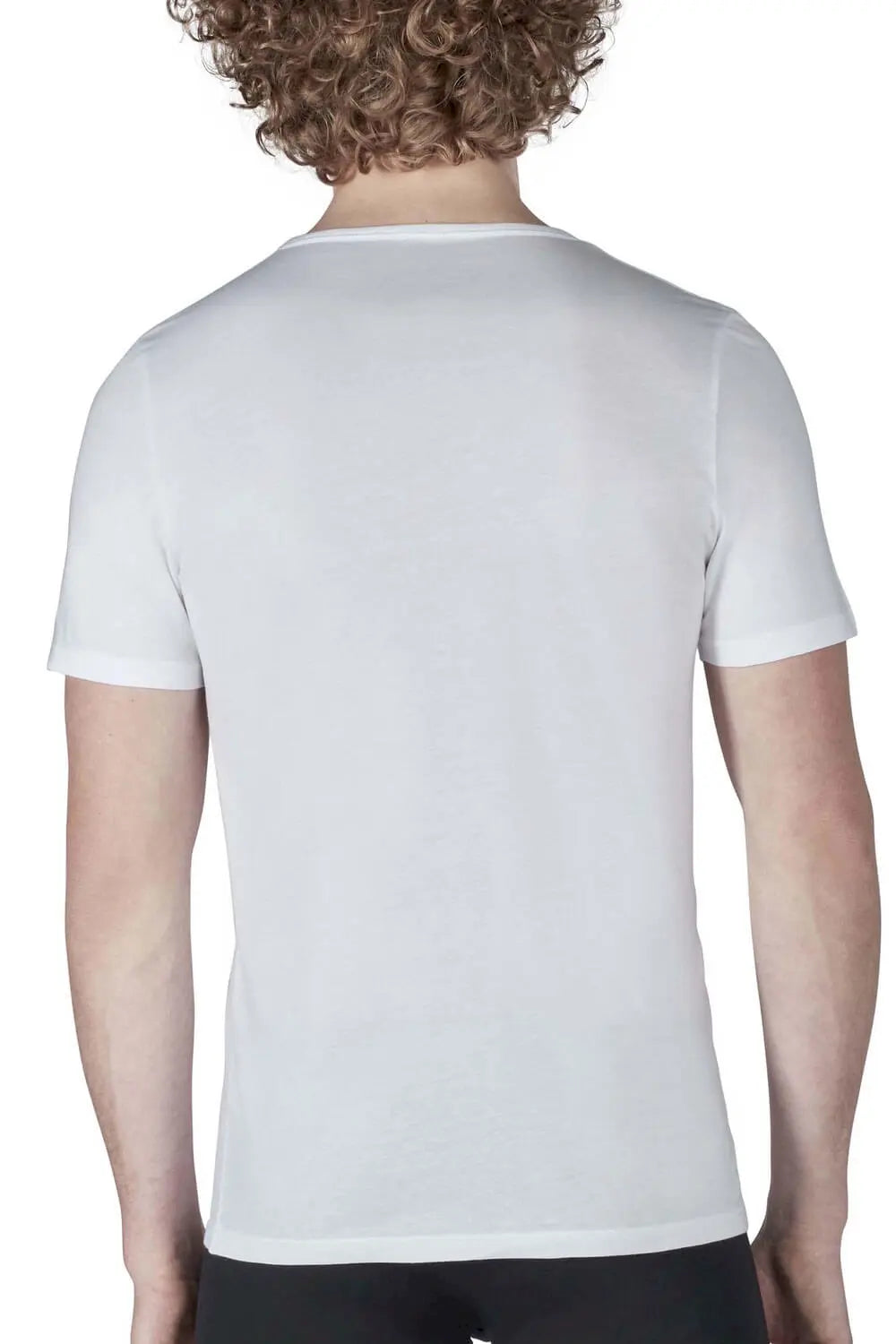 T-Shirt im 2er Pack aus der Männershirt-Serie SHIRT MULTIPACK von der Marke Skiny men, Farbe: white, Rückansicht