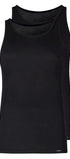 Tank Top im 2er Pack aus der Männershirt-Serie SHIRT MULTIPACK von der Marke Skiny men, Farbe: black, Produktfoto