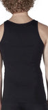 Tank Top im 2er Pack aus der Männershirt-Serie SHIRT MULTIPACK von der Marke Skiny men, Farbe: black, Rückansicht