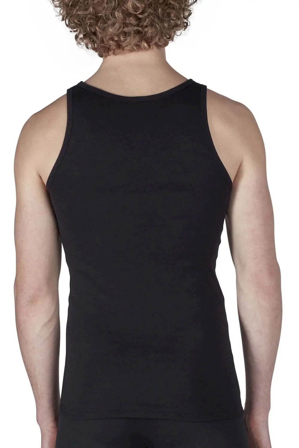 Tank Top im 2er Pack aus der Männershirt-Serie SHIRT MULTIPACK von der Marke Skiny men, Farbe: black, Rückansicht