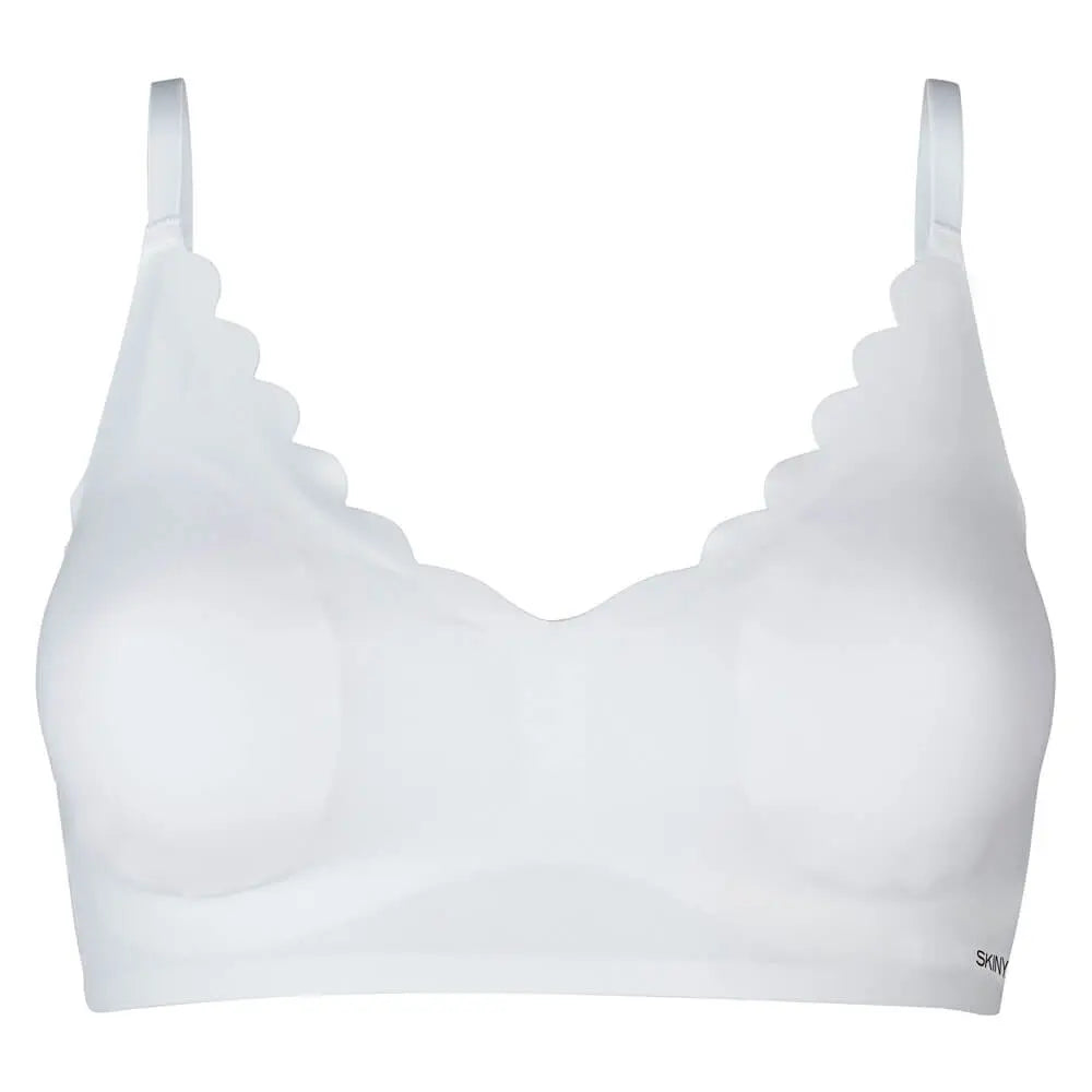Bustier aus der soften Unterwäsche-Serie MICRO ESSENTIALS von der Marke Skiny, Farbe: white, Produktfoto