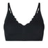 Bustier aus der soften Unterwäsche-Serie MICRO ESSENTIALS von der Marke Skiny, Farbe: black, Produktfoto