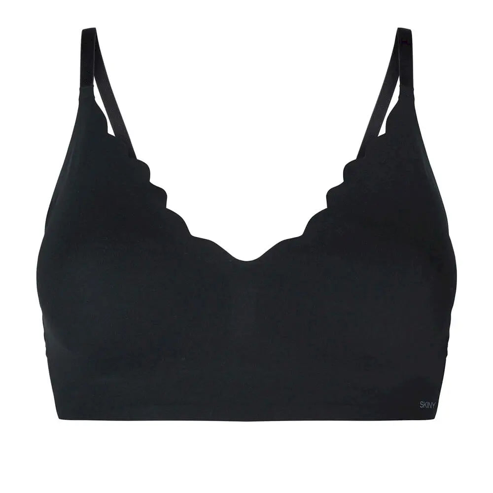 Bustier aus der soften Unterwäsche-Serie MICRO ESSENTIALS von der Marke Skiny, Farbe: black, Produktfoto