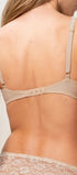 Halbschalen BH mit Einlage aus der Dessous-Serie AMOURETTE 300 von der Marke Triumph, Farbe: skin, Rückansicht