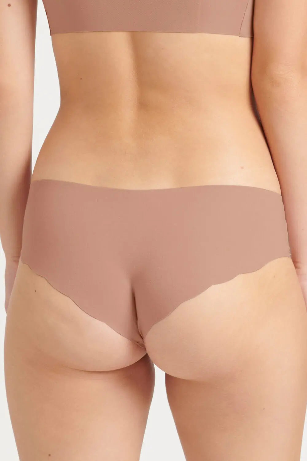 Short im 2er Pack aus der Wäsche-Serie ZERO MODAL 2.0 von der Marke Sloggi, Farbe: cameo brown, Rückansicht