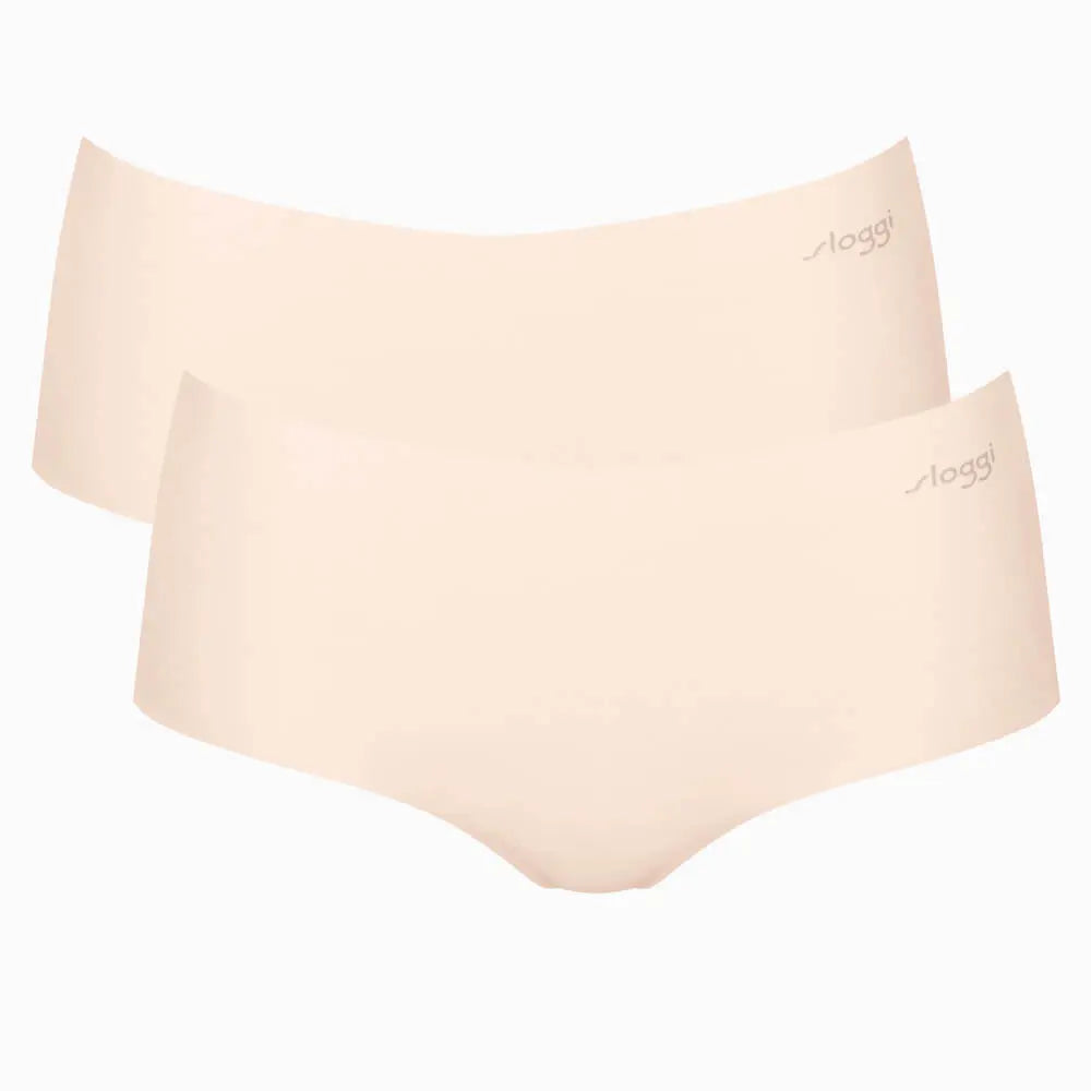Short im 2er Pack aus der Wäsche-Serie ZERO MODAL 2.0 von der Marke Sloggi, Farbe: angora, Produktfoto