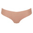 Hipstring im 2er Pack aus der Unterwäsche-Serie ZERO MODAL 2.0von der Marke Sloggi, Farbe: cameo brown, Produktfoto