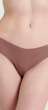 Hipstring im 2er Pack aus der Unterwäsche-Serie ZERO MODAL 2.0von der Marke Sloggi, Farbe: cacao, Vorderansicht